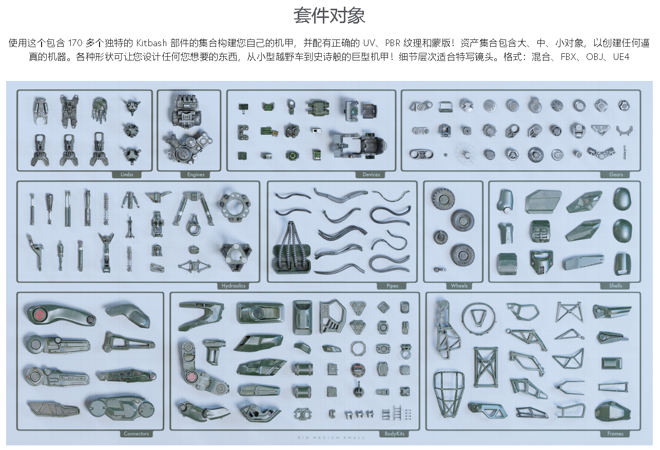 [优质CG通用资产]Mech_Squad机甲部队