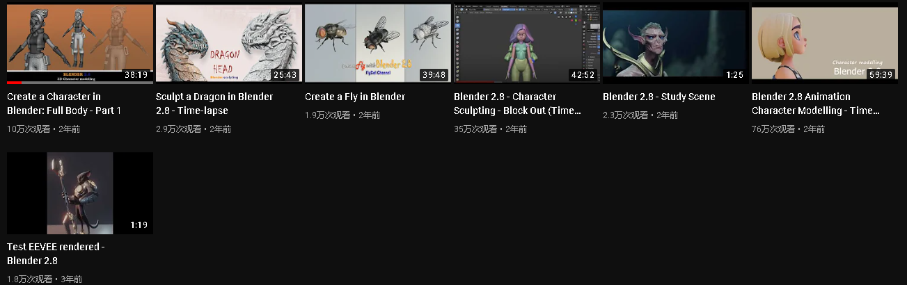 [更新-FlyCat系列]blender角色教程合集