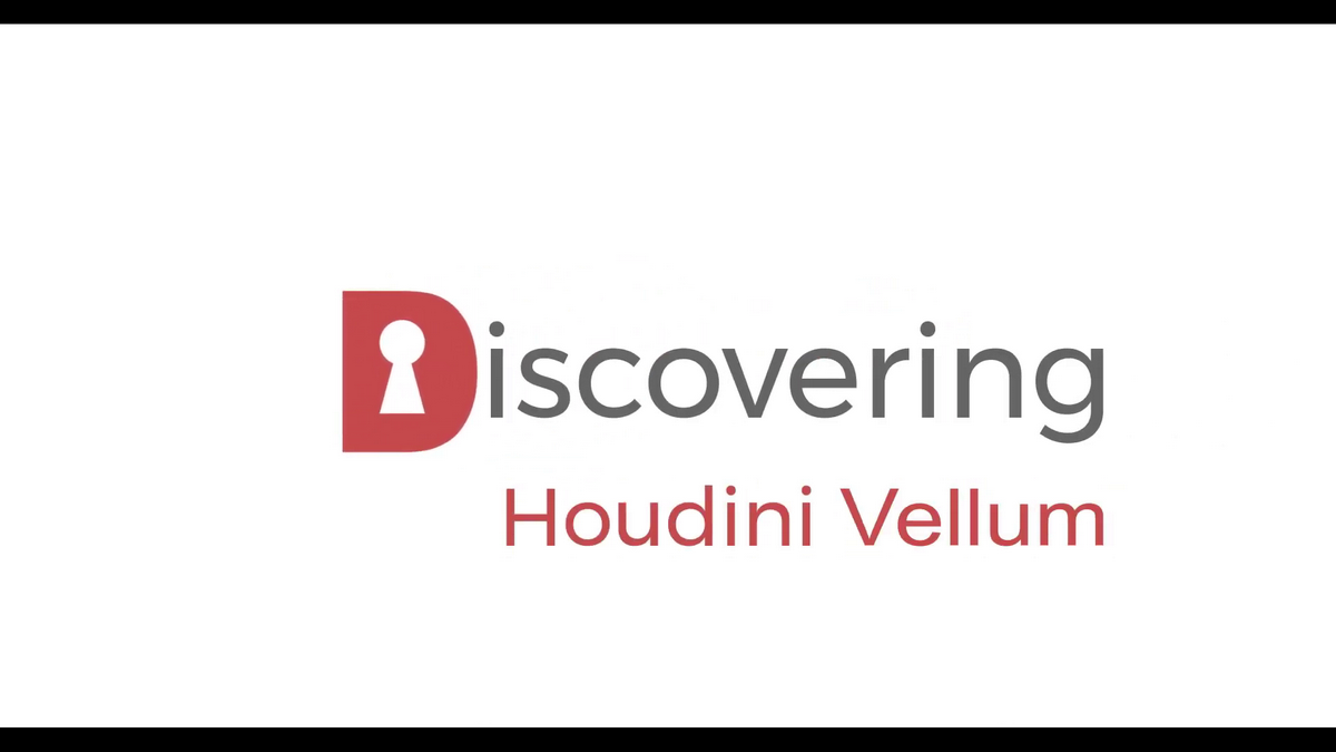 [国语]Houdini Vellum柔体布料详解全集-全四卷[更新]