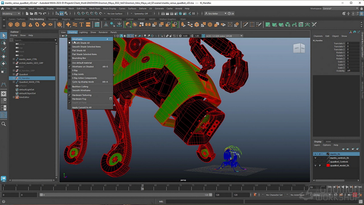 [Maya国语]CG大师ERIC KELLER的一套最新MAYA2023入门指南_全三卷