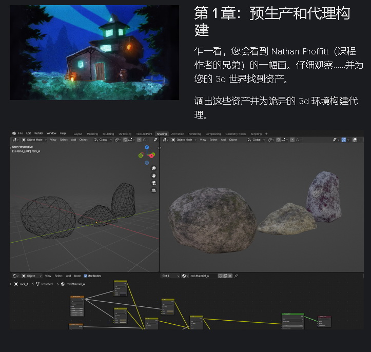 [国语-cgcookie系列]Blender3.2的环境构建工作流程