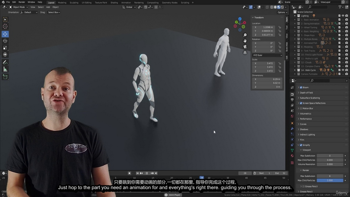 [3D Tudor学院-国语]Blender3.2三维装配与动画的终极指南