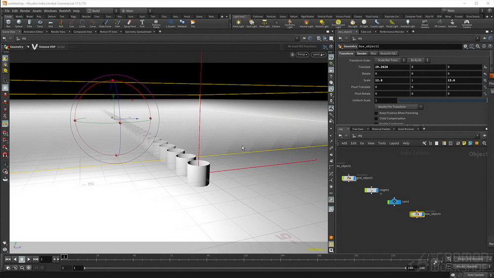 [国语-ROBBY_BRANHAM经典]使用 HOUDINI17.5创建云、烟、霾和雾体积效果