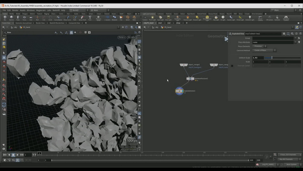 [Voxyde VFX学院-国语]Houdini19.5+ Nuke魔法石特效[更新]