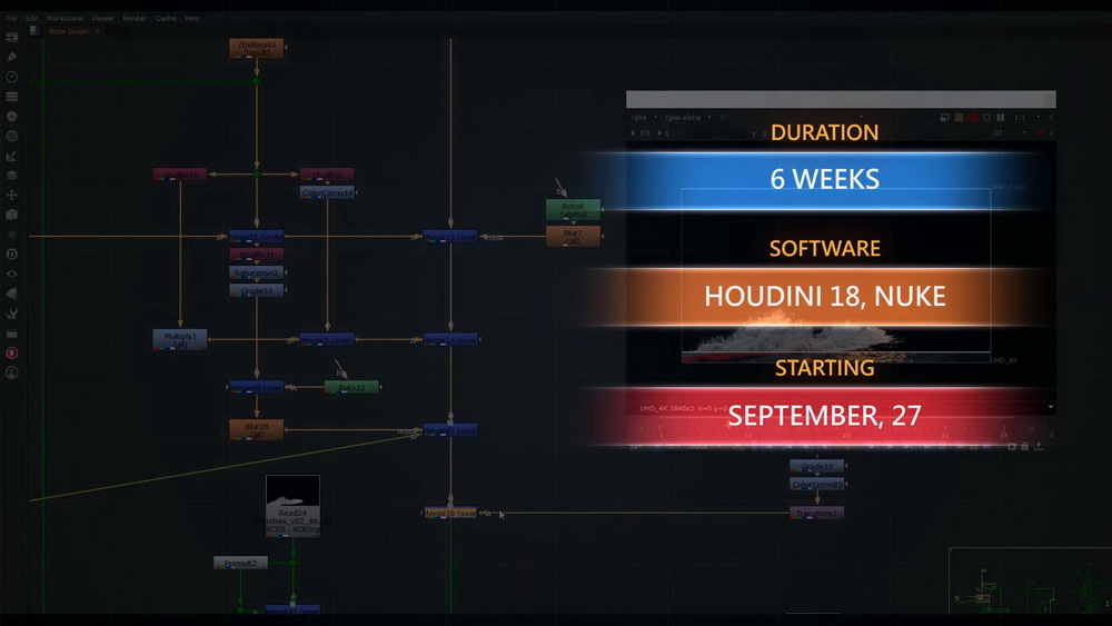 [sapphire vfx学院-国语]Houdini18舰船破坏[完整六周课程]