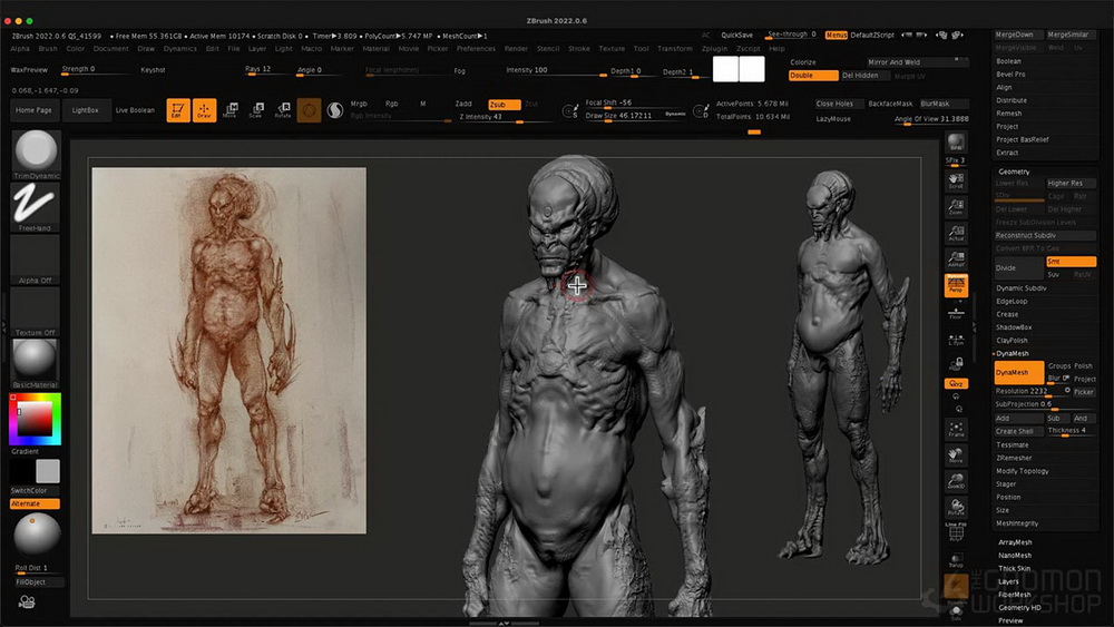 [gnomon学院-EHSAN BIGLOO系列][国语]zbrush2022电影专业角色设计