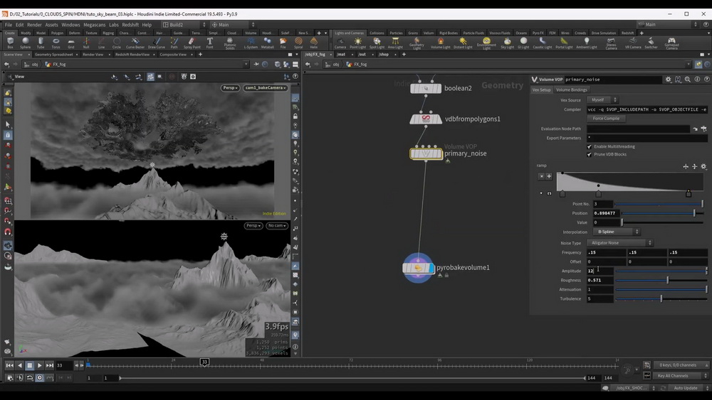 [voxyde vfx学院-国语]Houdini19.5魔法能量束