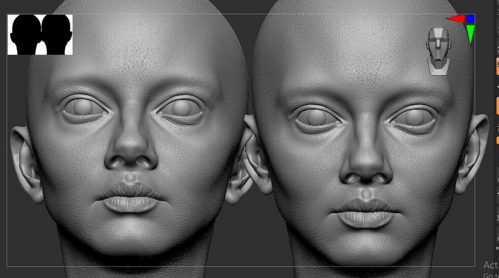 [flippednormals学院_kelechi ] zbrush2020+maya写实女性肖像[国语]