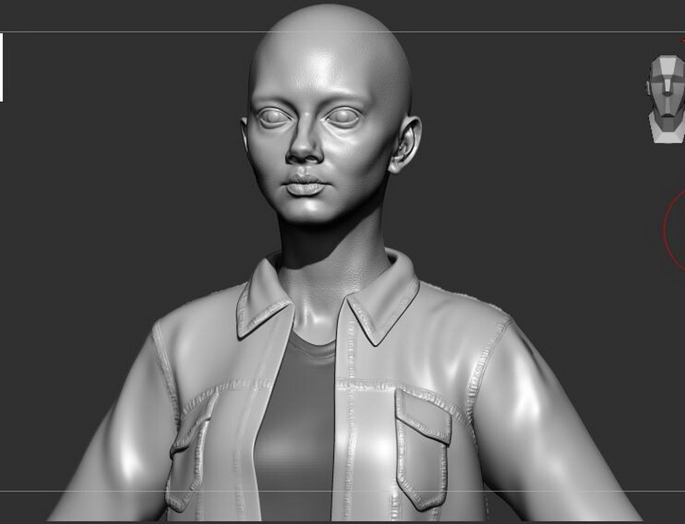 [flippednormals学院_kelechi ] zbrush2020+maya写实女性肖像[国语]