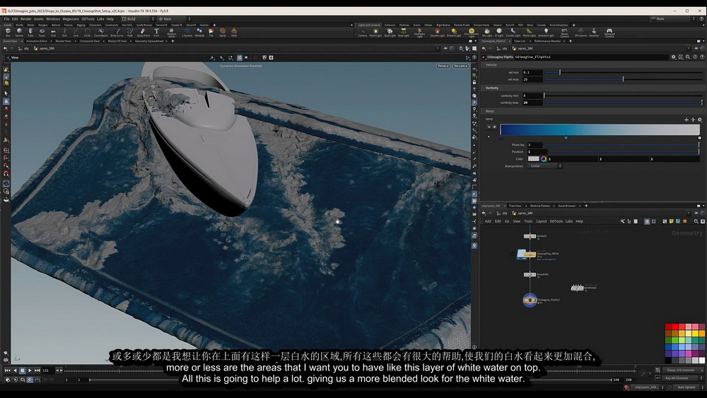 [SIDEFX官网系列-国语]houdini19.5水特效-暴风海洋