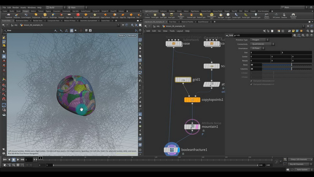 [cgcircuit学院-A.Margaryan-国语]探索Houdini RBD刚体[全四卷]2024