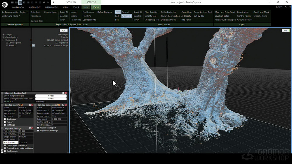 [gnomon学院-国语][Blender+ue]使用SPEEDTREE和摄影测量为游戏创建沼泽场景