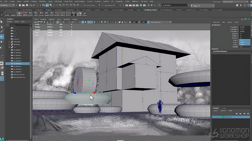 [GIOVANI MAGANA系列-国语]maya+zbrush+ue5为游戏环境创建资产和建筑