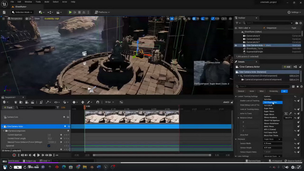 [Udemy学院-Uisco Dev-国语]如何在UE5中制作电影