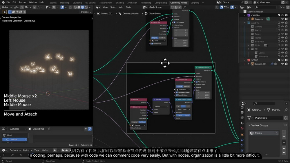 [blendermarket-国语]Blender3.3几何节点初级教程