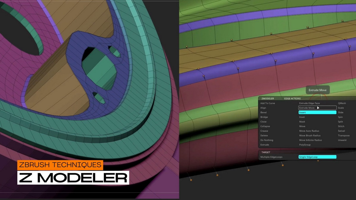 [flipped normals学院-Henry Chervenka国语]zbrush2021硬表面建模教程