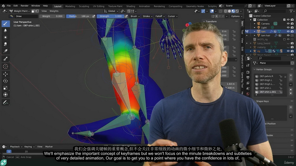 [GameDev.tv学院-Grant Abbitt-国语]Blender3.6动画与绑定：让您的创作栩栩如生