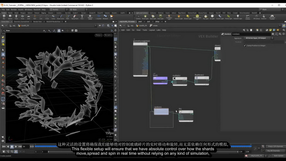 [Voxyde特效学院-国语]Houdini19.0+Nuke特效课程 – 镜像维度特效