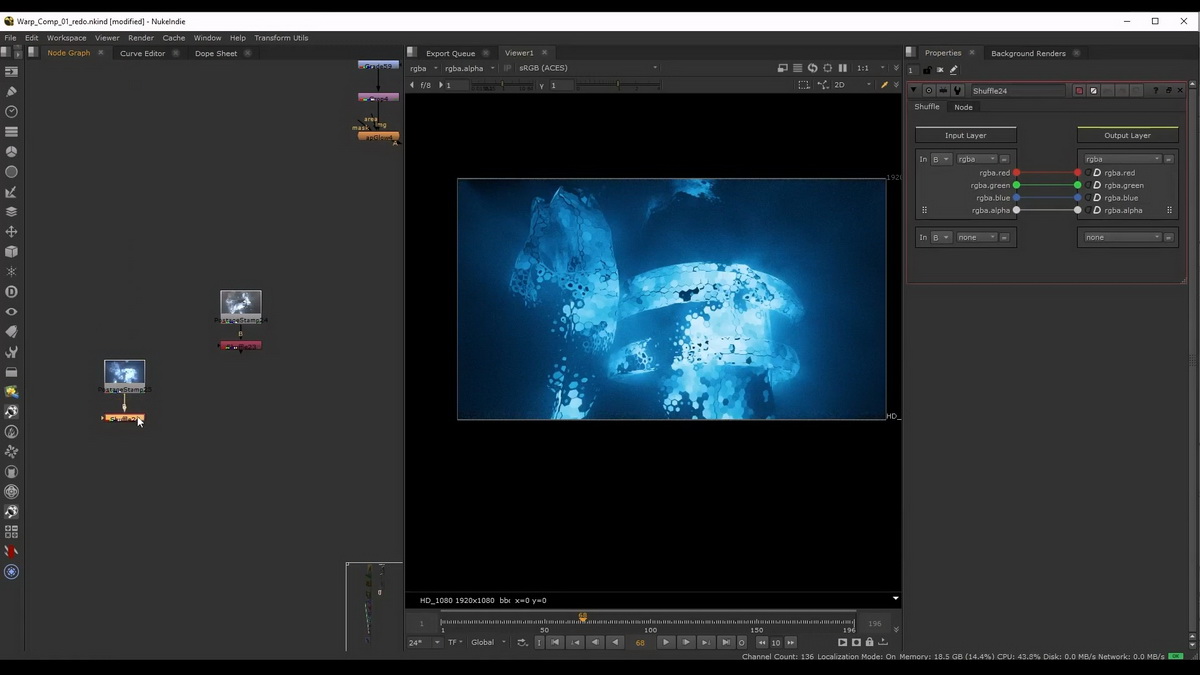 [Voxyde特效学院-国语]Houdini19.5+Nuke特效课程-科幻扭曲