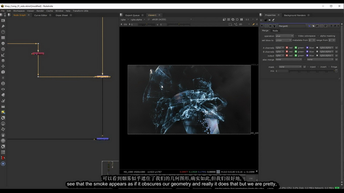 [Voxyde特效学院-国语]Houdini19.5+Nuke特效课程-科幻扭曲