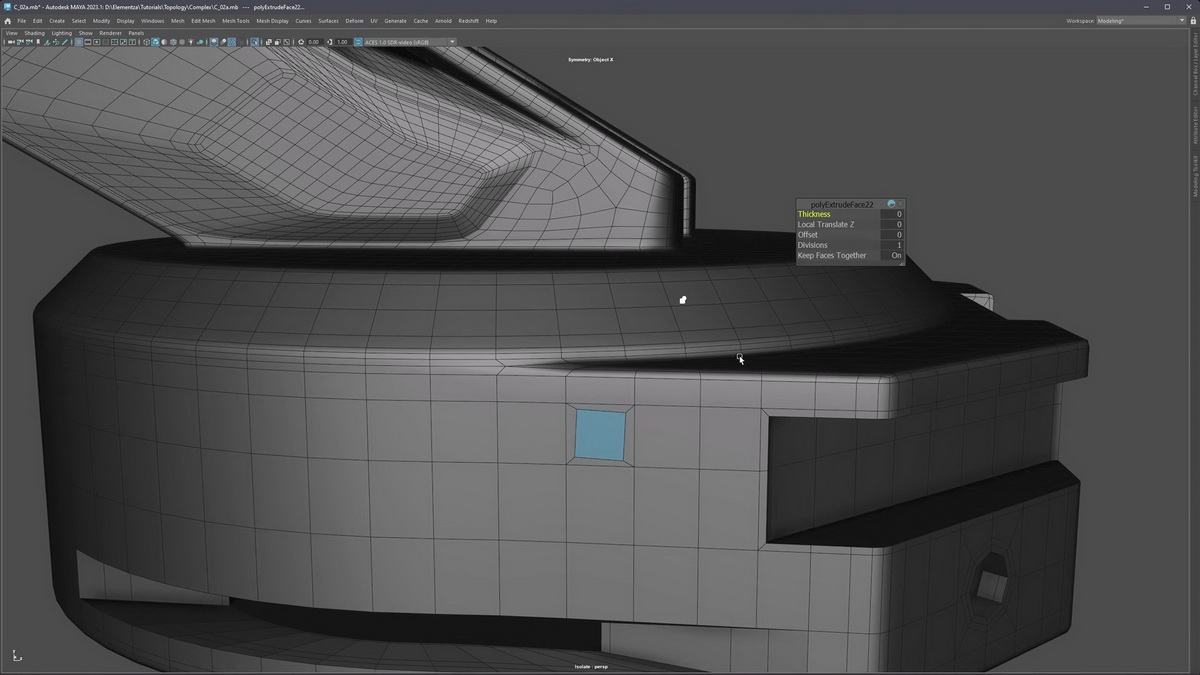 [Elementza学院-国语]硬表面建模-拓扑技巧大师班-2023版