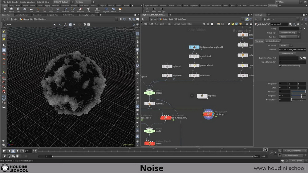 [houdini_school学院-国语]houdini19.0 noise噪波技术深入研究