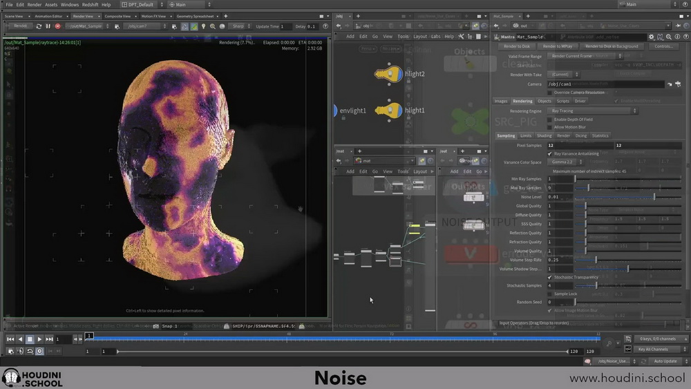 [houdini_school学院-国语]houdini19.0 noise噪波技术深入研究