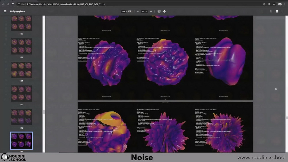 [houdini_school学院-国语]houdini19.0 noise噪波技术深入研究