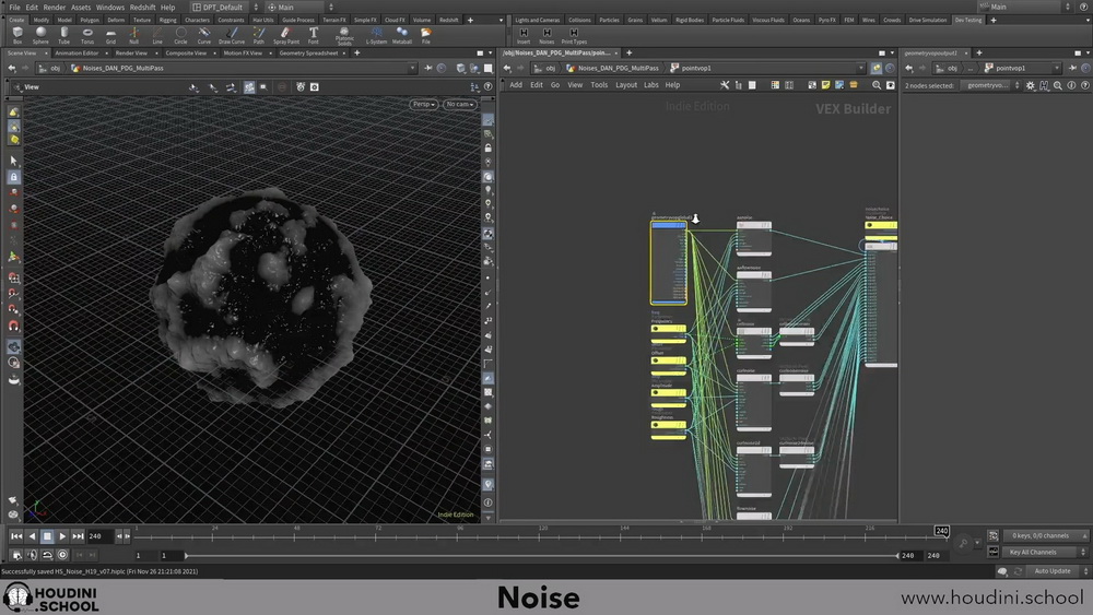 [houdini_school学院-国语]houdini19.0 noise噪波技术深入研究