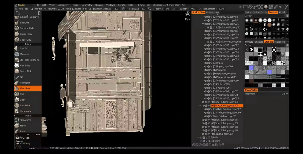 [artstation学院-A.Tenitsky-国语]3DCoat+blender模块化城镇设计2022