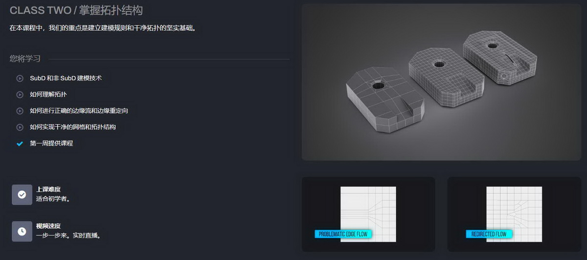 [Elementza学院-国语]cinema4d硬表面建模大师班-2021官方最新版