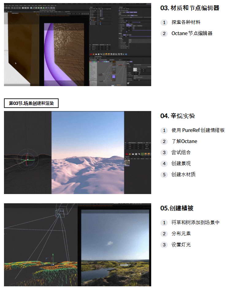 [coloso学院-F.Renaux-国语]C4D和Octane打造梦幻般的自然环境2022