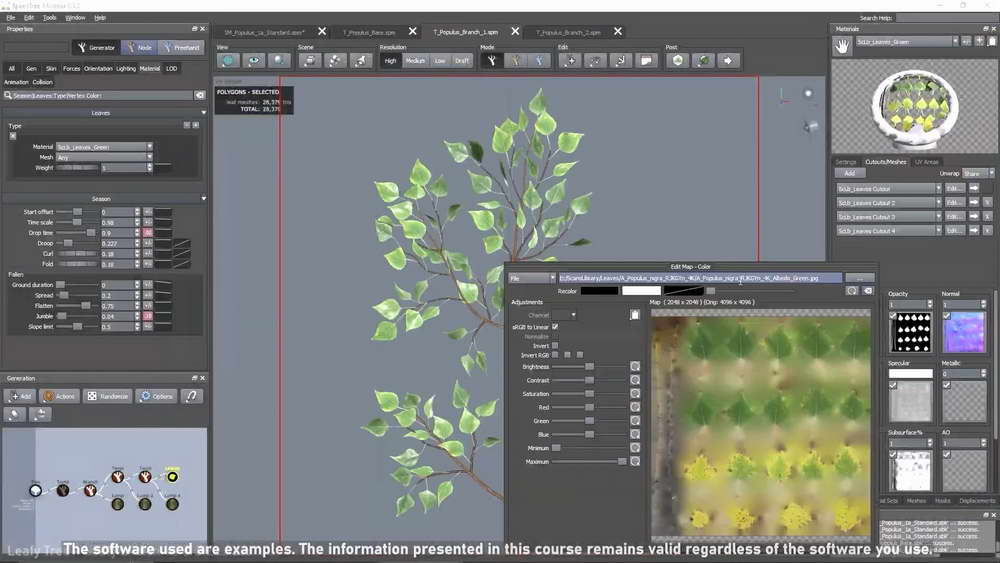 [artstation学院-M.Gerard-国语]UE+speedtree+3dsmax游戏中的植物基础2024