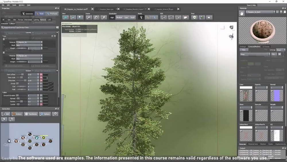 [artstation学院-M.Gerard-国语]UE+speedtree+3dsmax游戏中的植物基础2024