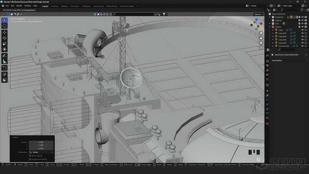 [gnomon学院-LEO LI-国语]使用BLENDER3.5设计未来建筑