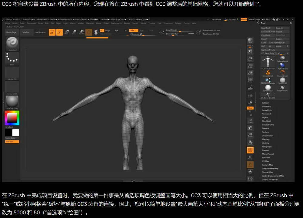 [artstation学院-国语]Character Creator 3+zbrush+substance创建生物原型全流程