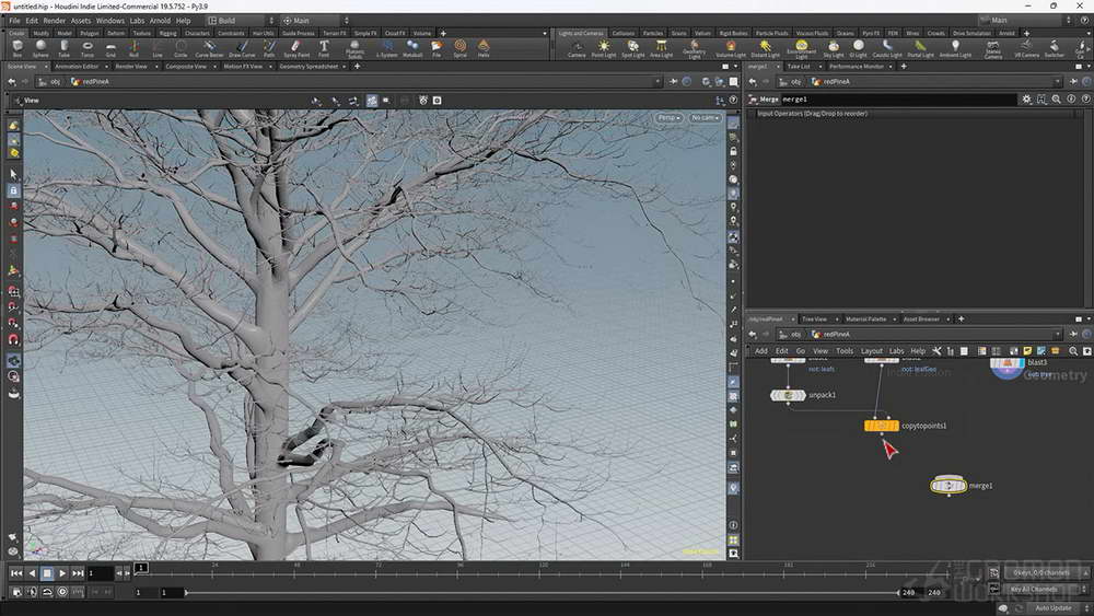 [gnomon学院-C.CARDOSO-国语]为数字产品创作环境艺术maya+houdini+speedtree+substance