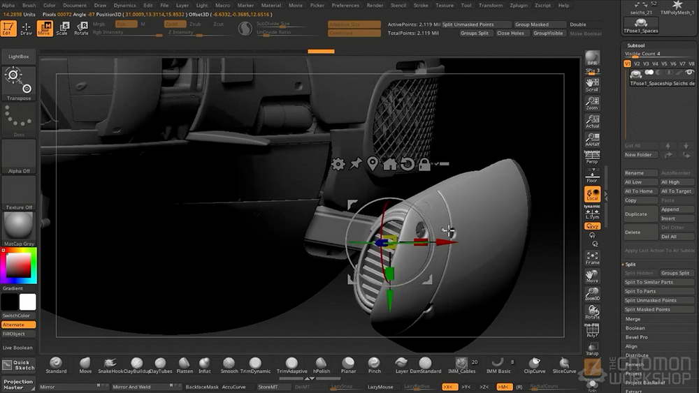 [gnomon学院-J.GLORIA-国语]zbrush+3dcoat为电影和游戏构思宇宙飞船2024