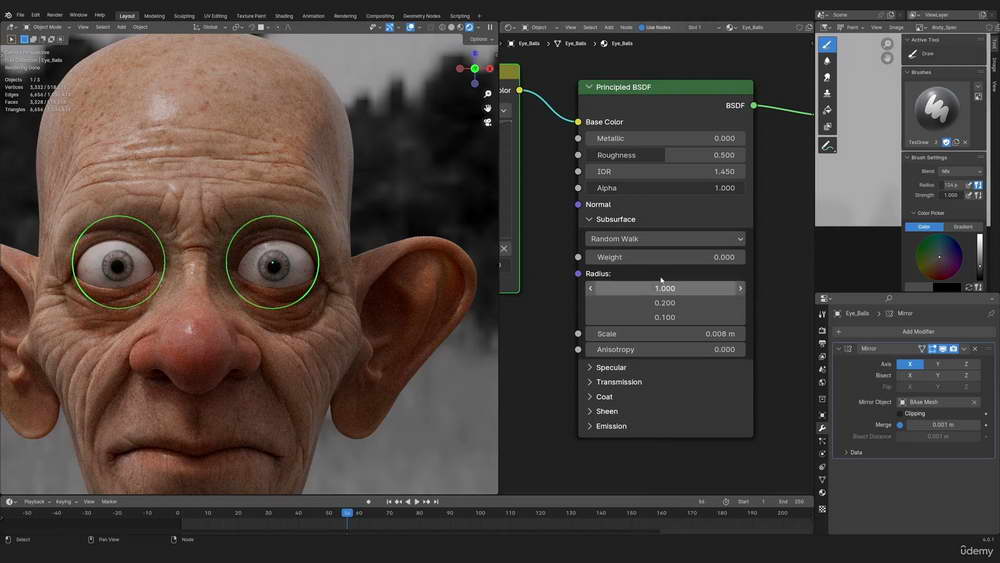 [udemy学院-B.Sharma-国语]Blender4逼真卡通老人角色创建
