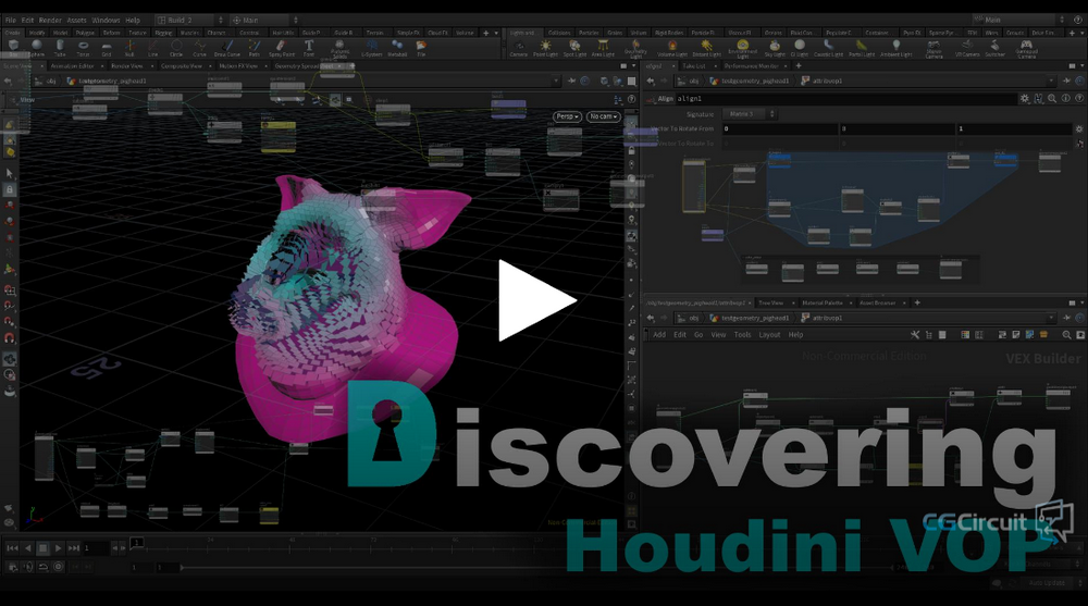 [cgcircuit学院-A.Margaryan-国语]探索Houdini18.5的VOP模块[全两卷]