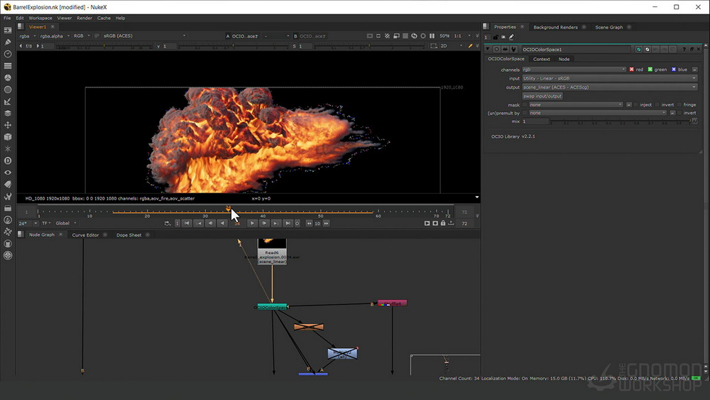 [gnomon学院-G.LAKSHMIGANDAN-国语]在HOUDINI20.0中使用AXIOM进行爆炸艺术指导