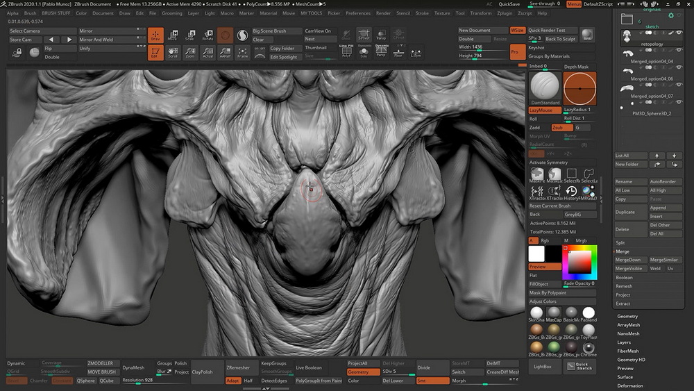 [gnomon学院-P.M.GOMEZ-国语]zbrush生物概念设计