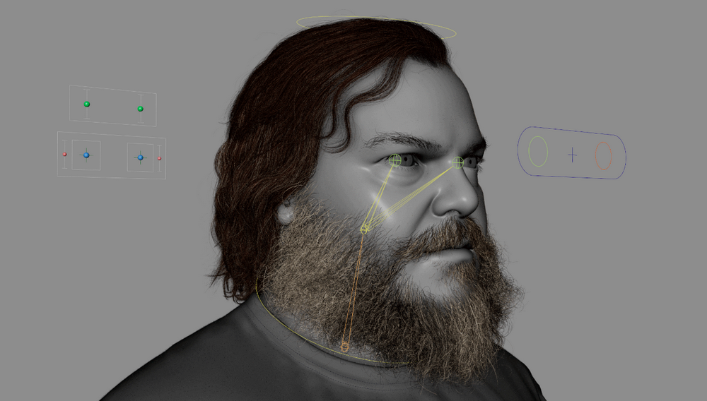 [名家系列-s.ibrahim-国语]zbrush+maya超写实肖像系列2024-JACK BLACK