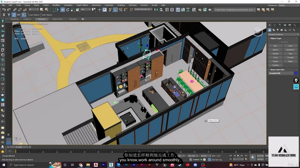 [udemy学院-A.Sawalha-国语]从3DsMax2022到虚幻引擎5-初学者终极指南