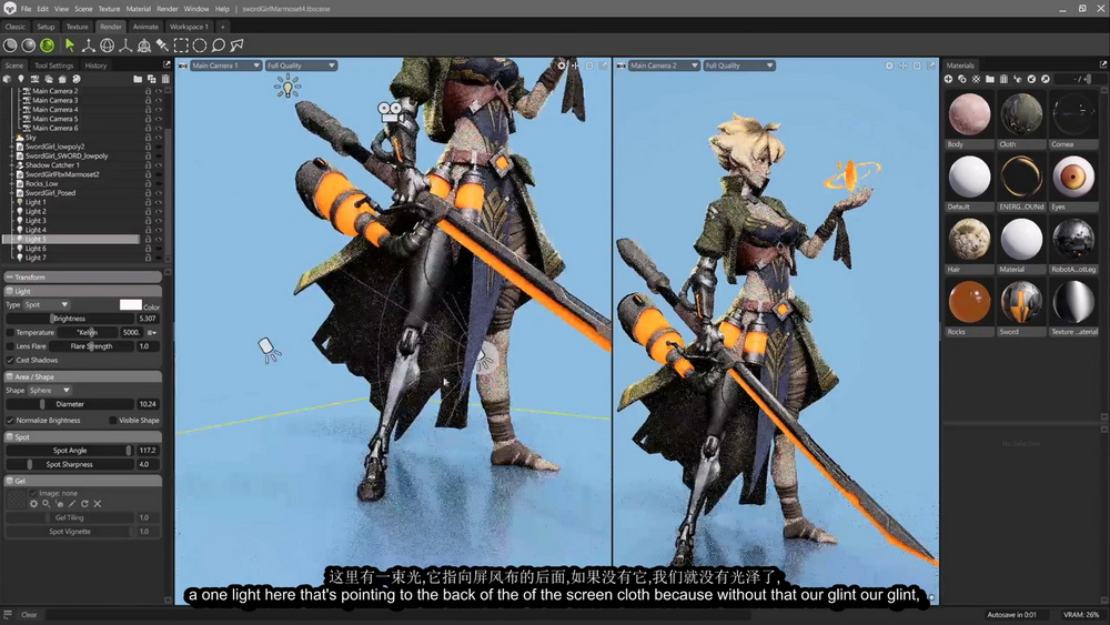 [flippednormals学院-M.E.Cuesta-国语]blender4.2+zbrush+substance高级风格化角色艺术课程