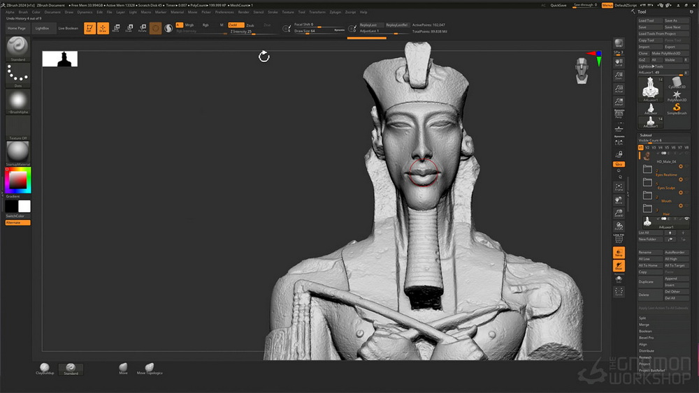 [gnomon学院-M.Salah-国语]zbrush+maya+substance以3D形式重现历史肖像