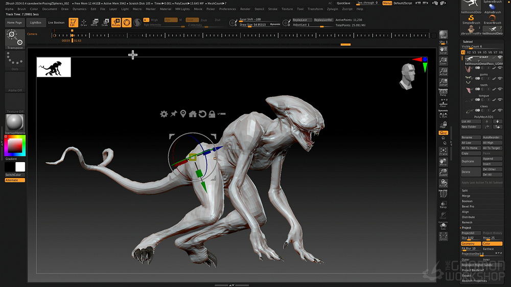 [gnomon学院-M.S.Spencer-国语]ZBrush2024介绍